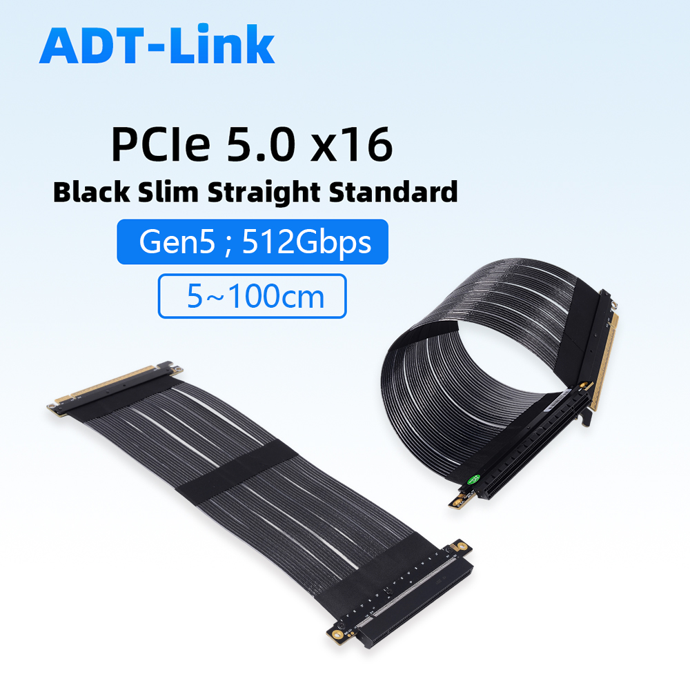 Pcie 5.0 Gpu Riser Cable - ADT-Link PCIe 5.0 X16 กราฟิกการ์ด GPU