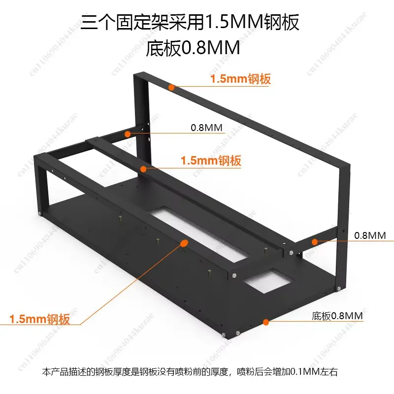 โครงสร้างแท่นวางแนวตั้งสำหรับก - Gpu Mining Rig Frame 8 Gpu บทวิจารณ์และราคา