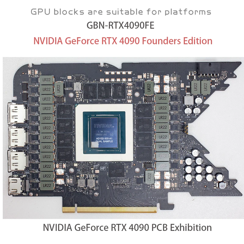 บล็อก GPU Granzon สำหรับการ์ดจ - Rtx 4090 Water Block บทวิจารณ์และราคา