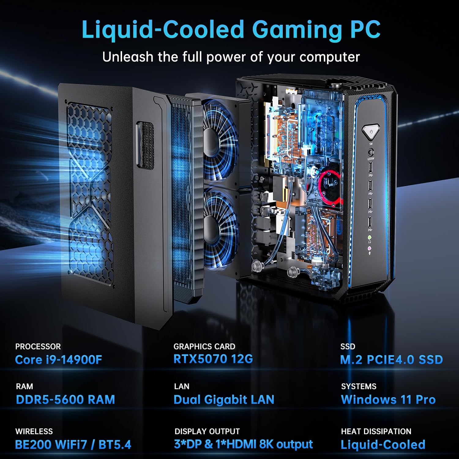 มินิพีซีระบายความร้อนด้วยของเห - Desktop Gaming Gpu 32Gb บทวิจารณ์และราคา